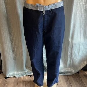Nike  Dark Blue Joggers with Light Gray Accents